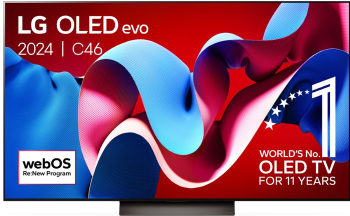 LG OLED77C46LA (2024)  + Soundbar voorkant