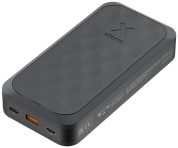 Xtorm Powerbank met Snelladen 20.000 mAh Zwart rechterkant
