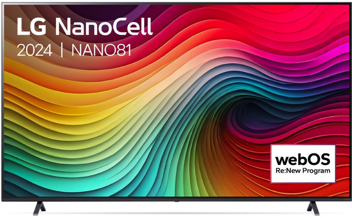 LG 86NANO81T6A (2024) + Soundbar voorkant