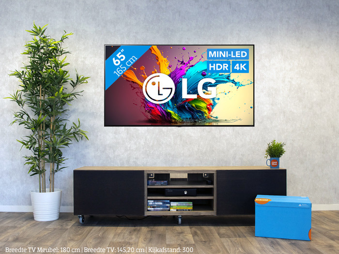 LG 65QNED91T6A (2024) + Soundbar visual Coolblue 1
