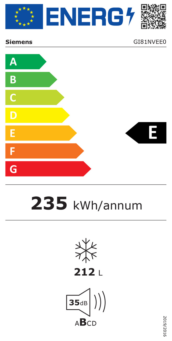 Siemens GI81NVEE0 energielabel