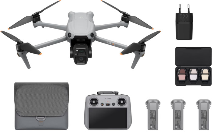 DJI Air 3S Fly More Combo + BlueBuilt Charger Main Image