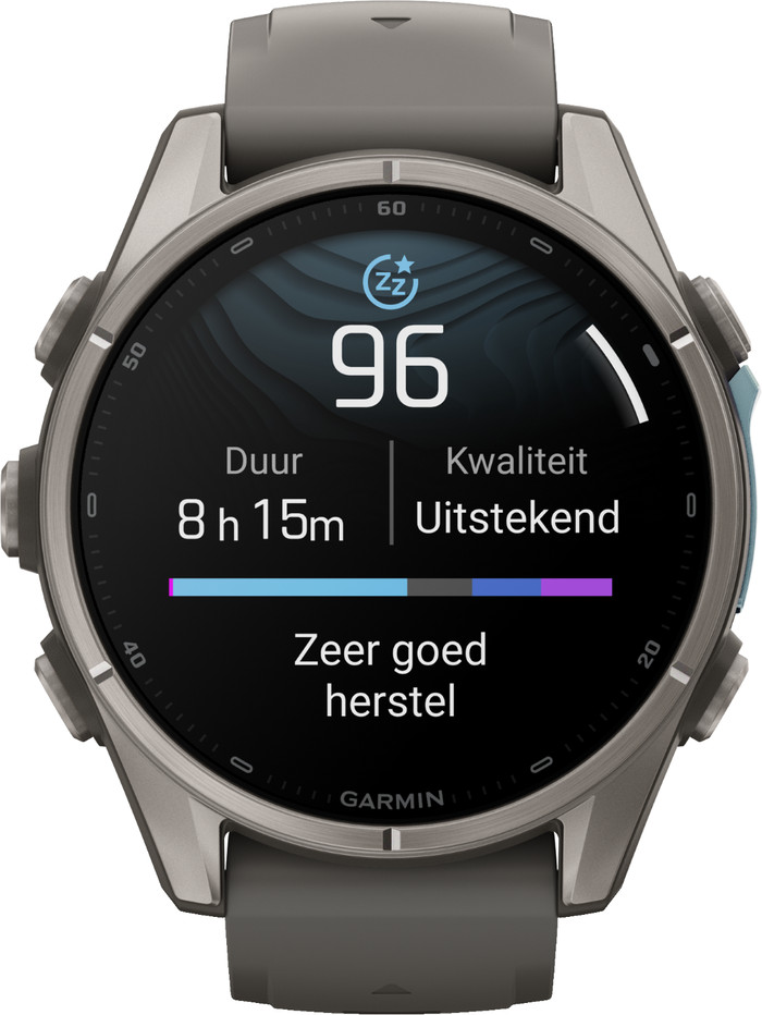 Garmin Fenix 9 Grijs 43mm voorkant