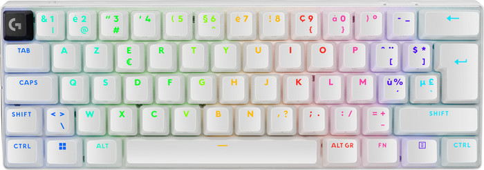 Logitech G PRO X 60 Mechanical Gaming Keyboard White AZERTY Main Image