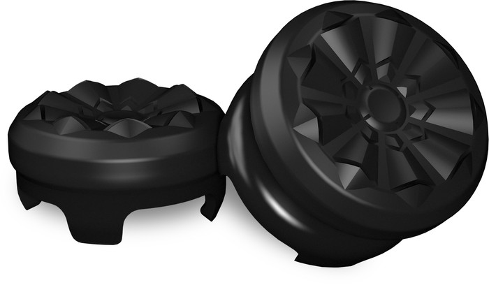 KontrolFreek Galaxy AimBoost Thumbsticks + Precision Rings Zwart PS5/PS4 voorkant