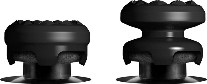 KontrolFreek Galaxy AimBoost Thumbsticks + Precision Rings Zwart PS5/PS4 voorkant