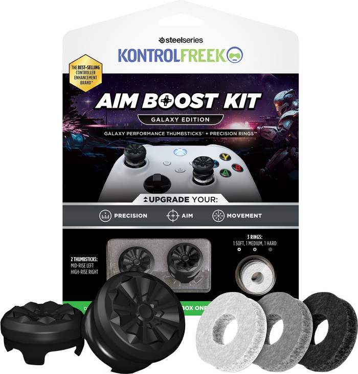 KontrolFreek Galaxy AimBoost Thumbsticks + Precision Rings Zwart Xbox Main Image