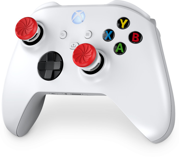 KontrolFreek Inferno AimBoost Thumb Sticks + Precision Rings Red/White Xbox detail
