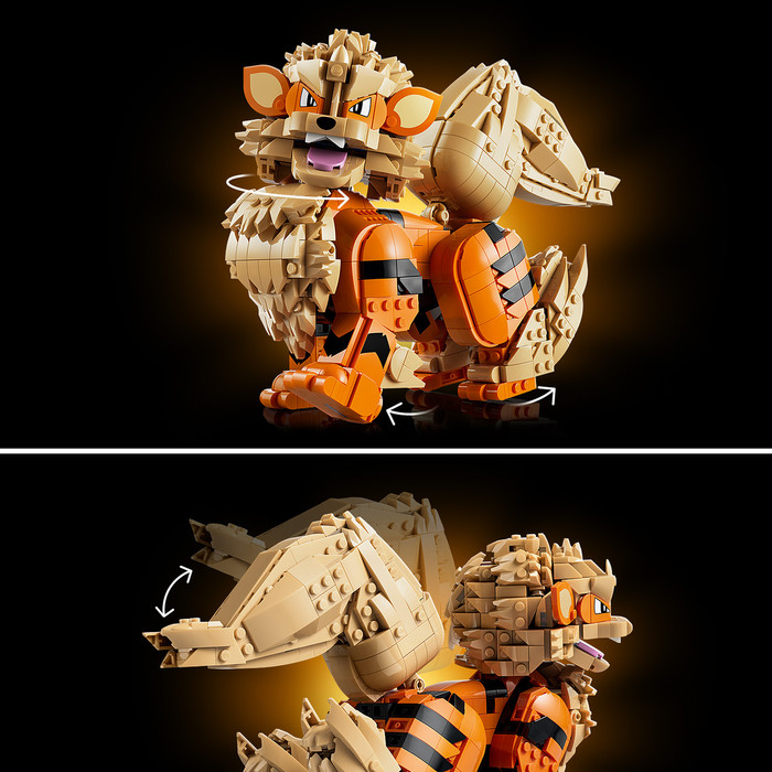 LEGO Pokémon Arcanine 72160 detail