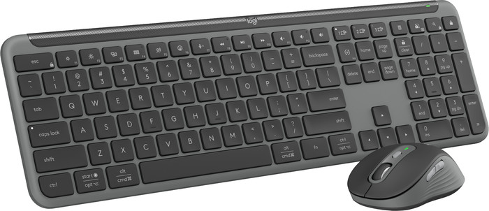 Logitech MK950 Signature Slim Wireless Keyboard and Mouse Combo AZERTY Black front