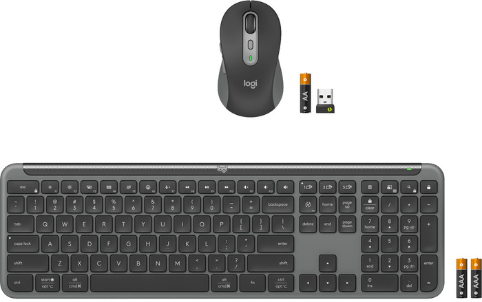 Logitech MK950 Signature Slim Wireless Keyboard and Mouse Combo AZERTY Black accessory