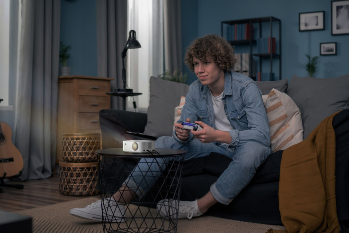 Optoma ML1080ST product in gebruik