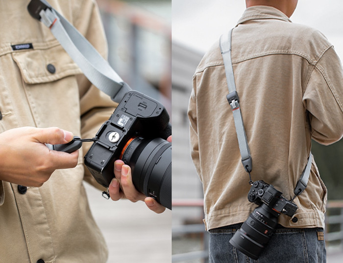 PGYTECH Shoulder Strap Black product in use