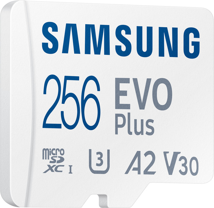 Samsung microSDXC EVO Plus (2024) 256GB left side