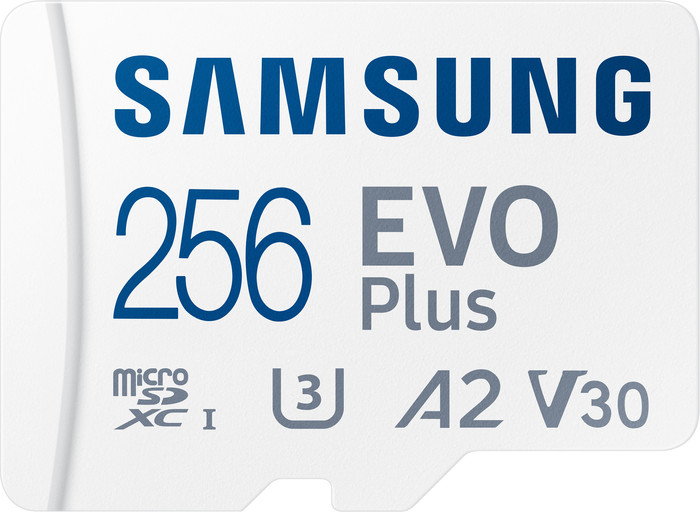 Samsung microSDXC EVO Plus (2024) 256GB front
