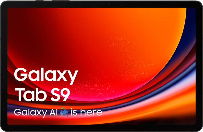 Samsung Galaxy Tab S9 11 inches 256GB WiFi and 5G Black + Protection Pack front