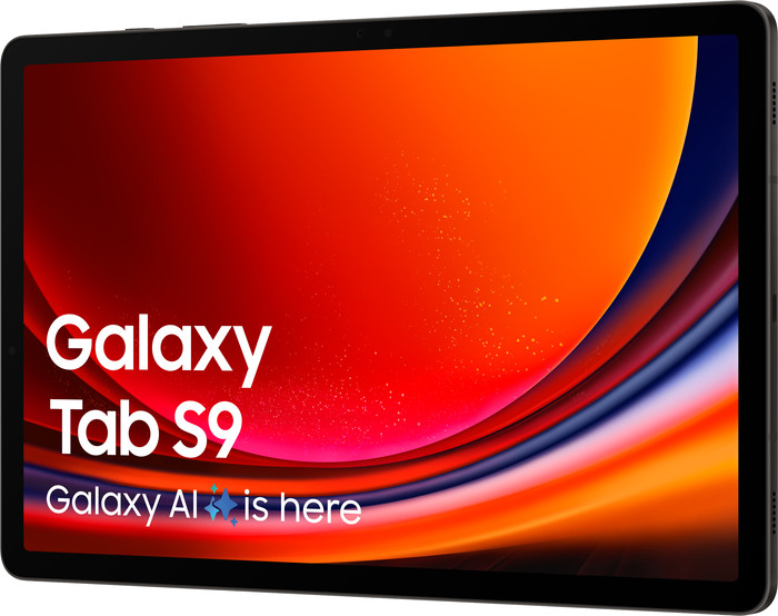Samsung Galaxy Tab S9 11 inches 256GB WiFi and 5G Black + Protection Pack right side