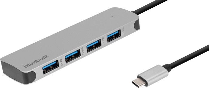 BlueBuilt 4-Port USB-A/C 3.0 Hub right side