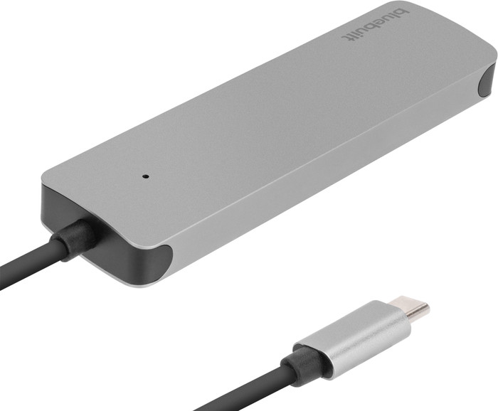 BlueBuilt 4-Port USB-A/C 3.0 Hub left side
