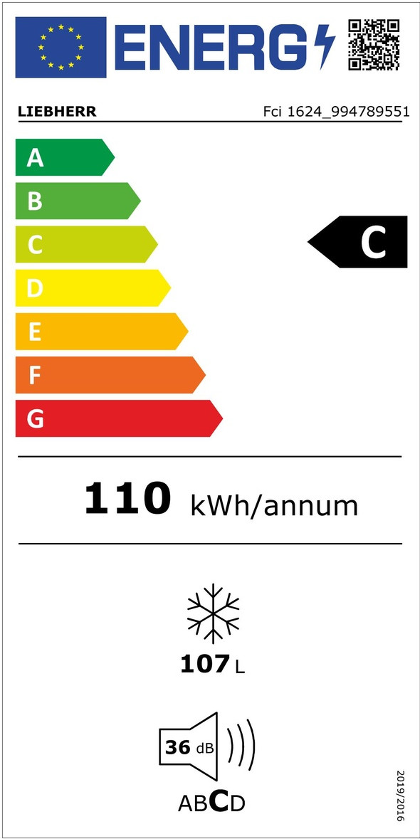 Liebherr Fci 1624-20 energy label