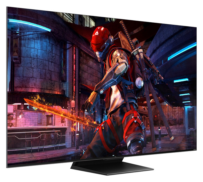 TCL QLED 85C71B (2024) linkerkant