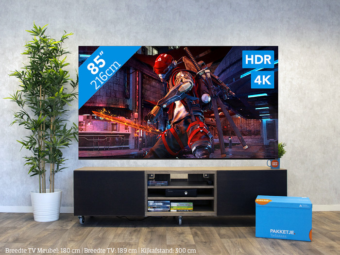 TCL QLED 85C71B (2024) visual Coolblue 1