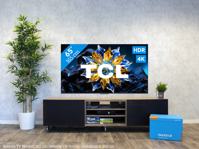 TCL QLED 65C61B Pro (2024) visual Coolblue 1