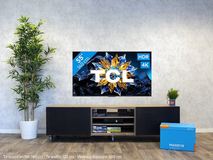 TCL QLED 55C61B Pro (2024) visual Coolblue 1