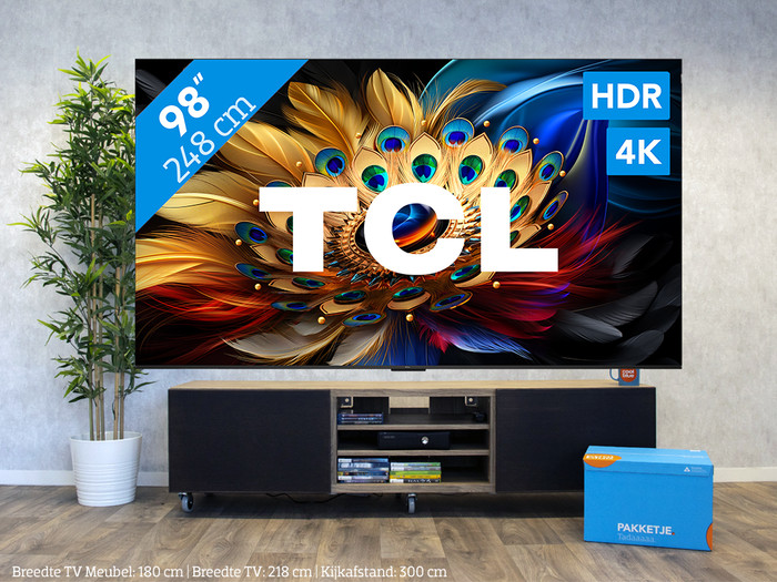 TCL QLED 98C61B (2024) visual Coolblue 1