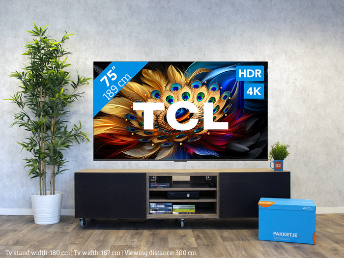 TCL QLED 75C61B (2024) | Coolblue | Televisions TCL QLED 75C61B (2024) | Coolblue | Televisions