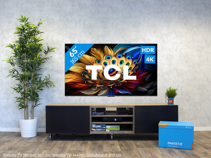 TCL QLED 65C61B (2024) visual Coolblue 2