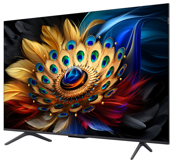 TCL QLED 50C61B (2024) linkerkant