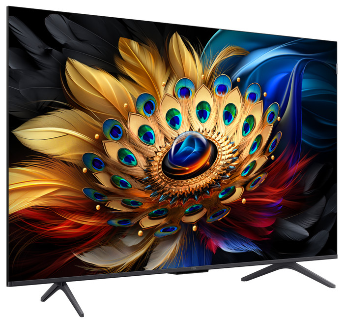 TCL QLED 50C61B (2024) linkerkant