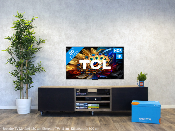TCL QLED 50C61B (2024) visual Coolblue 1