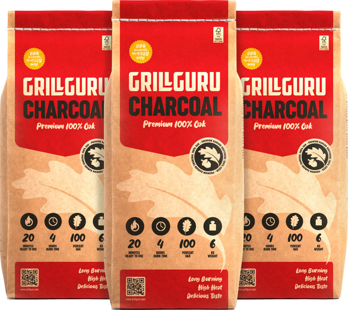 Grill Guru Charcoal Triple Pack Main Image