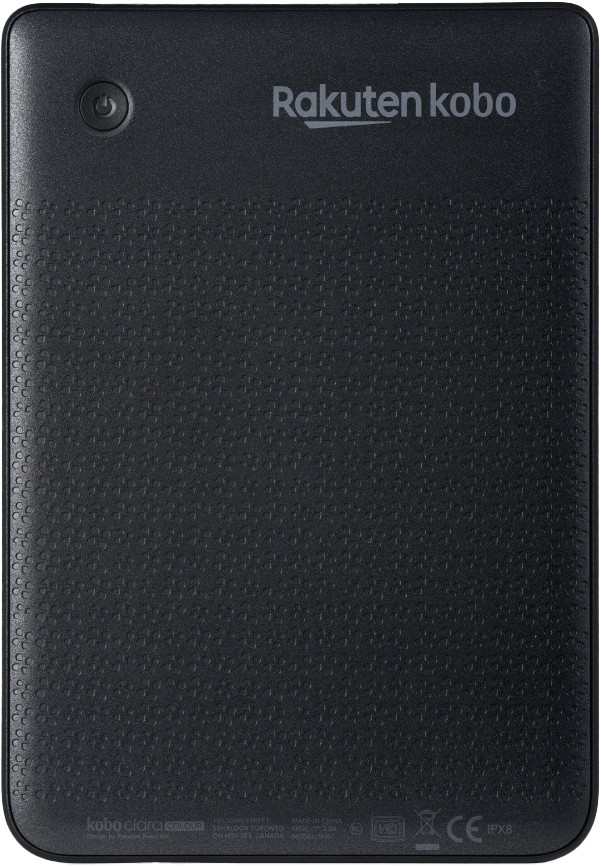 Kobo Clara BW Black + BlueBuilt Book Case Black back