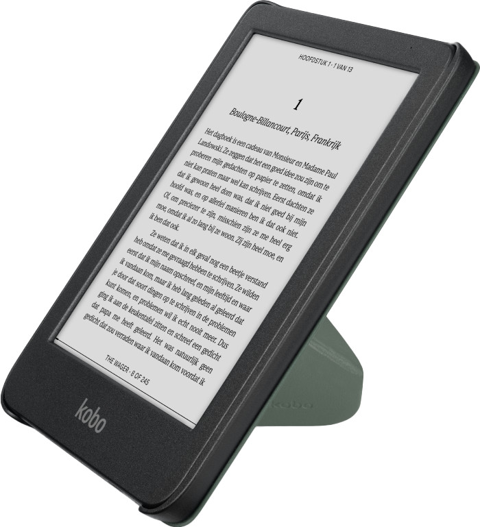 Kobo Clara BW/Colour SleepCover Green right side