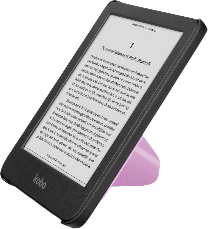 Kobo Clara BW / Colour Sleep Cover Roze rechterkant