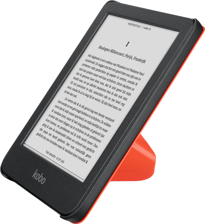 Kobo Clara BW/Colour SleepCover Red right side