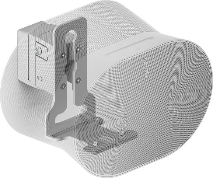 Flexson Era 300 Support Mural Blanc produit à l'usage