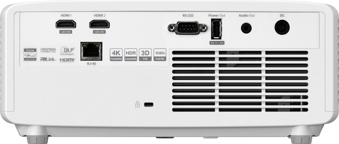 Optoma ZH462 achterkant