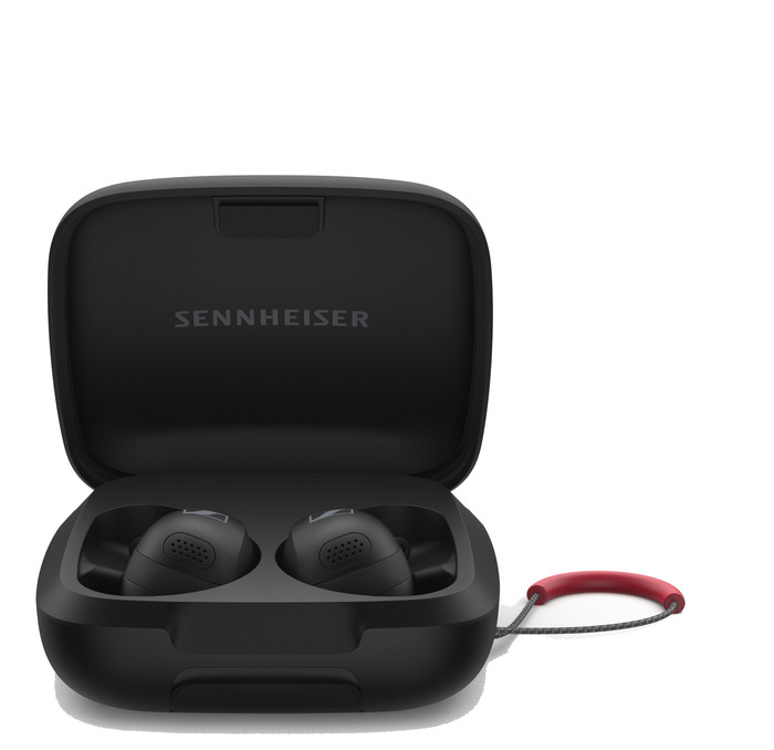 Sennheiser Momentum Sport Zwart detail