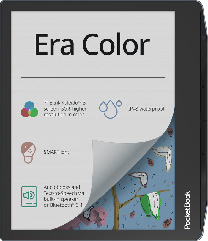 PocketBook Era Color + PocketBook Cover Flip Era Color Zwart voorkant
