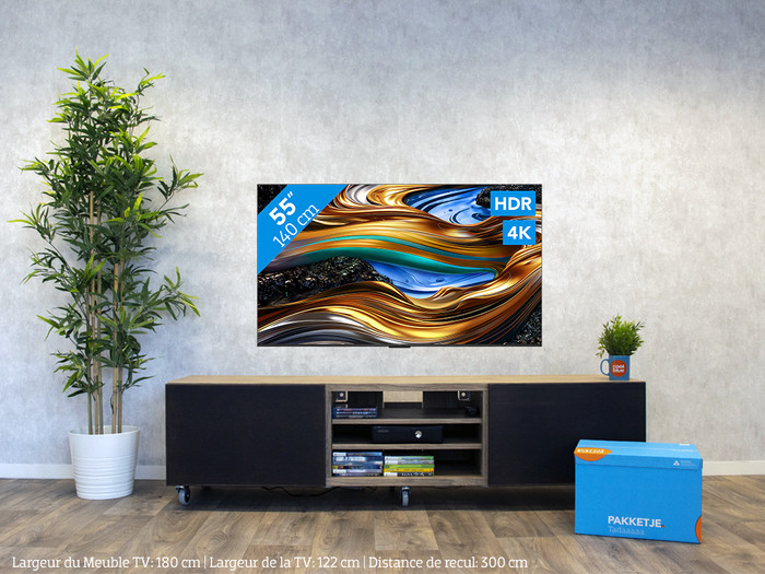 TCL 4K LED 55P71B (2024) visuel Coolblue 1
