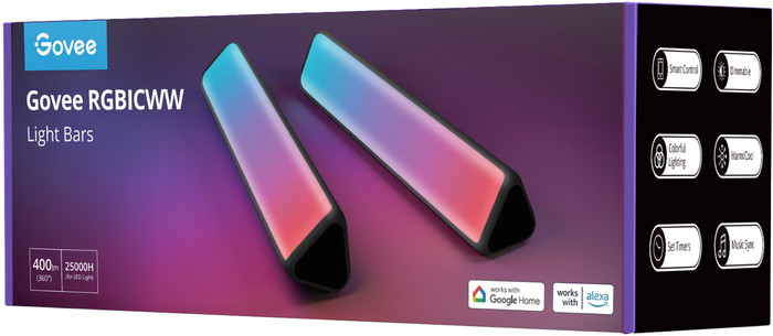 Govee RGBICWW Light Bars verpakking