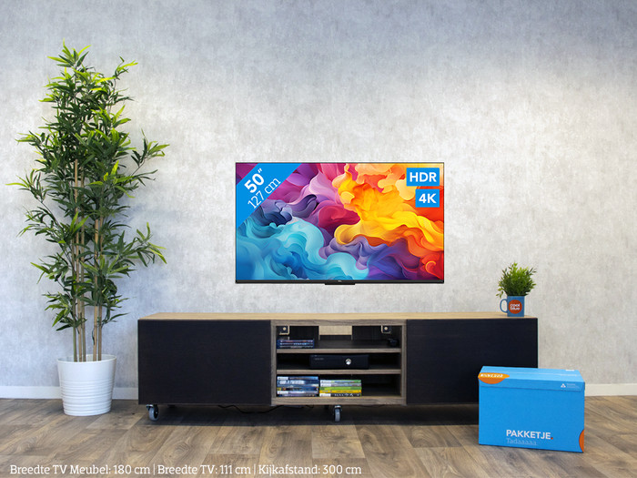 TCL 4K Led 50P61B (2024) visual Coolblue 1