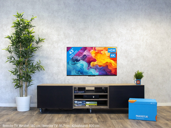 TCL 4K Led 43P61B (2024) visual Coolblue 1