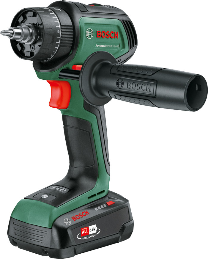 Bosch AdvancedImpact 18V-80 QuickSnap (without battery) left side