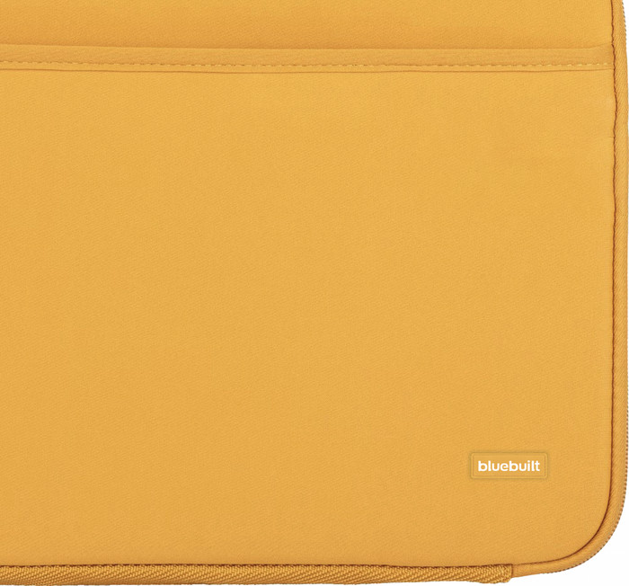 BlueBuilt Housse pour Ordinateurs Portables Largeur 37 cm 15-16 Pouces M Jaune détail