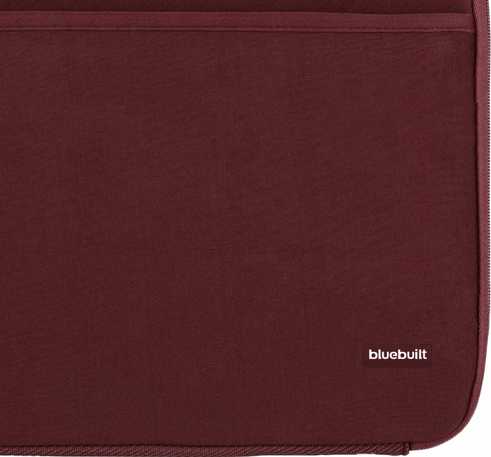 BlueBuilt Laptophoes breedte 37 cm 15-16 inch S Rood detail